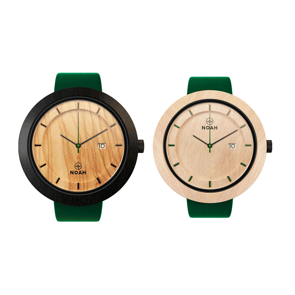 Family-Green, ceas NOAH din lemn (imaginea 2)