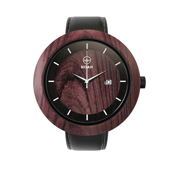 Dual Kingwood & Abanos, ceas NOAH din lemn
