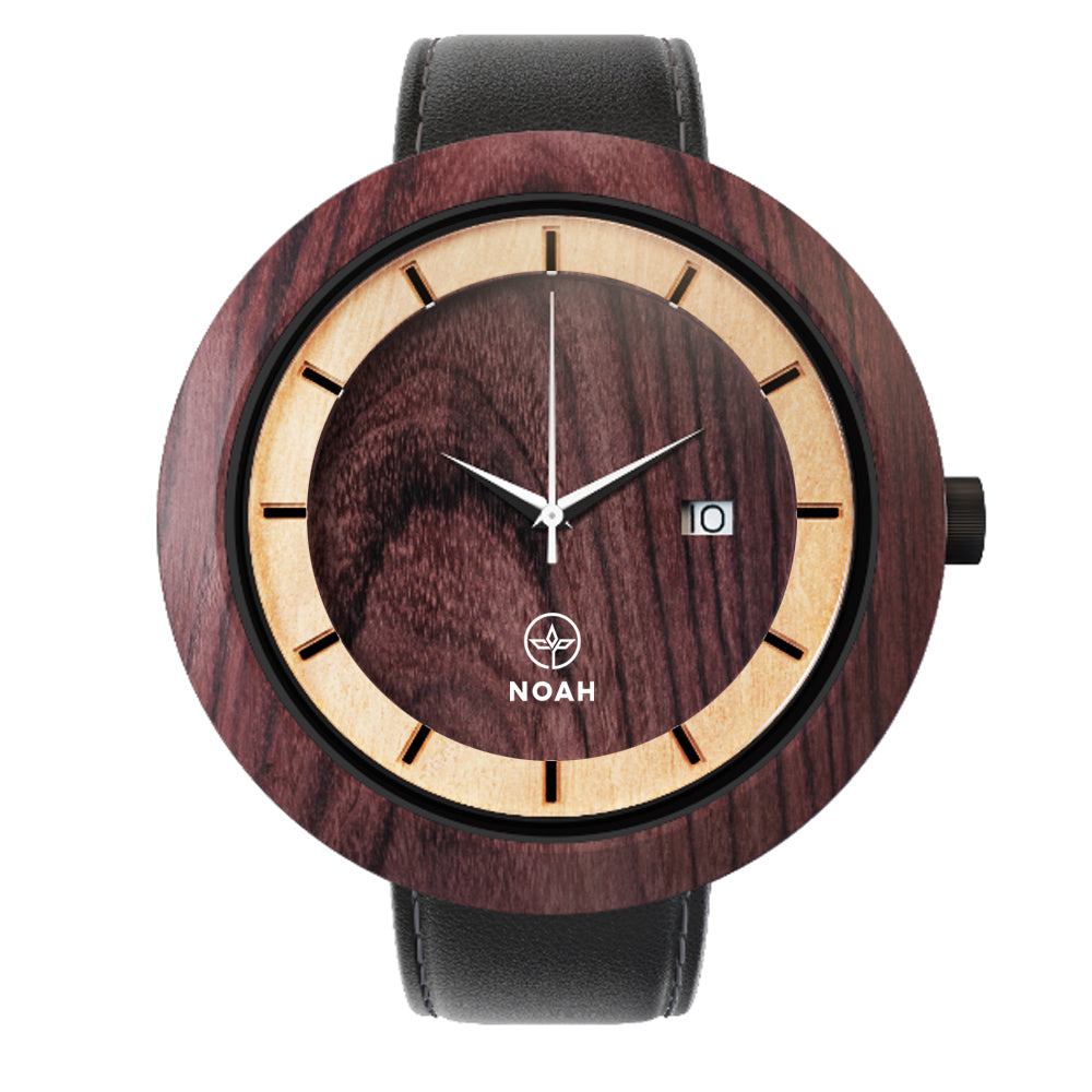Dual Kingwood & Carpen, ceas NOAH din lemn
