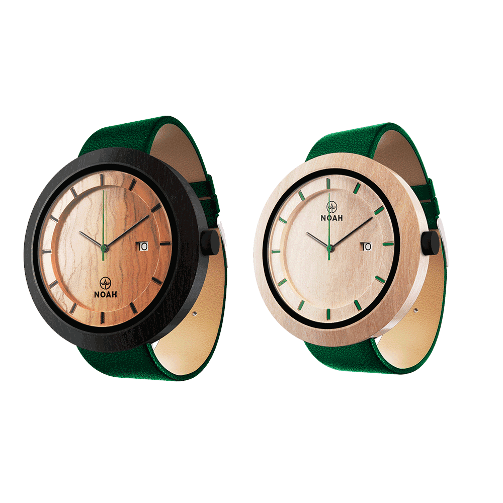 Family-Green, ceas NOAH din lemn (imaginea 3)