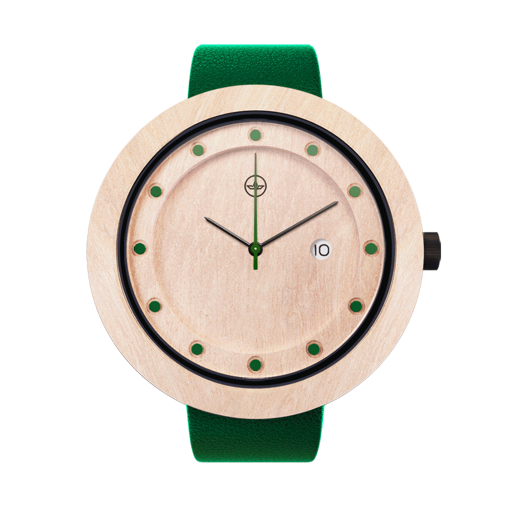 Explorer Green, ceas NOAH din lemn (imaginea 6)