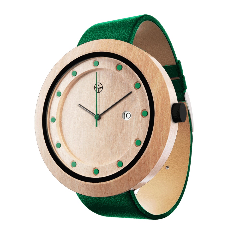 Explorer Green, ceas NOAH din lemn (imaginea 7)
