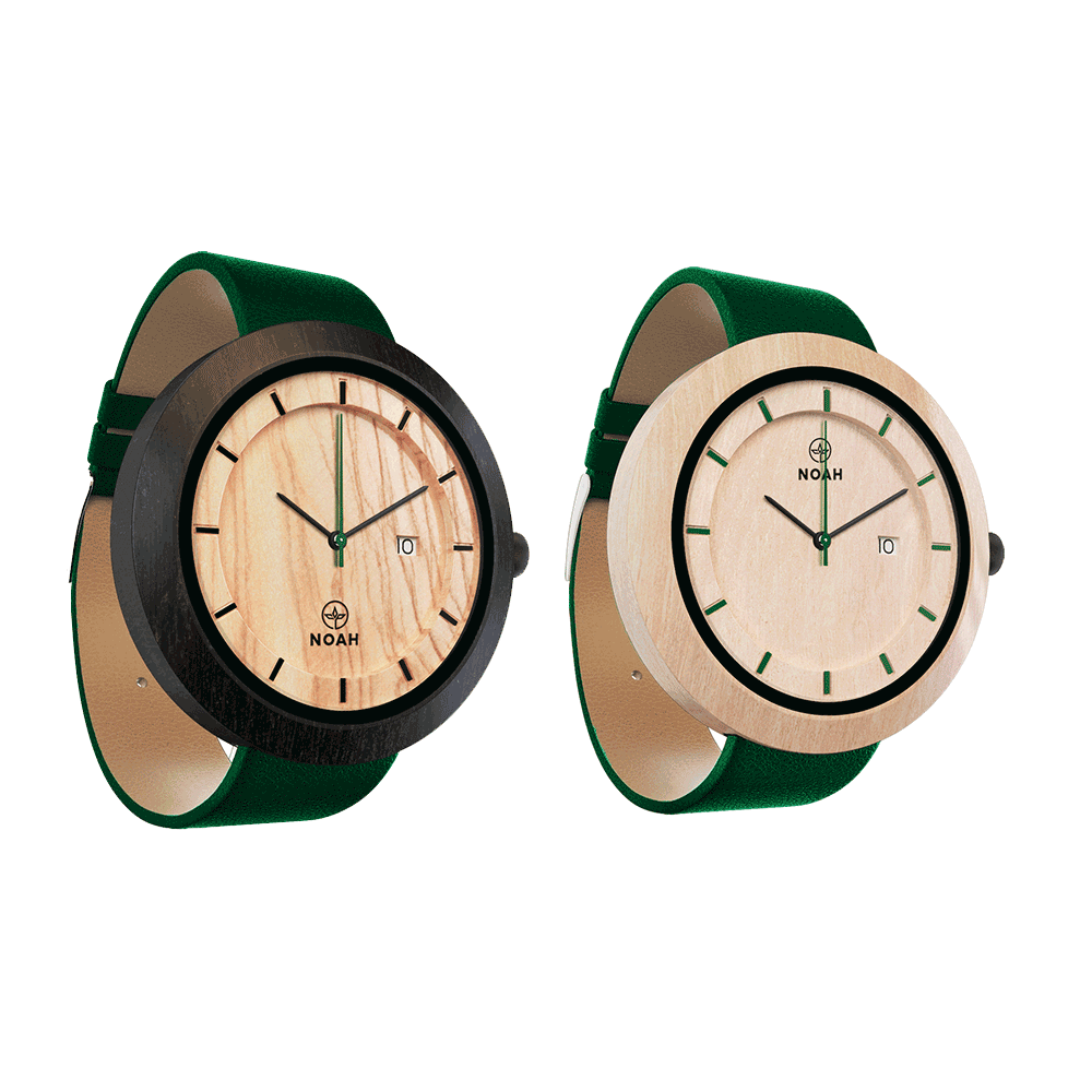 Family-Green, ceas NOAH din lemn (imaginea 4)