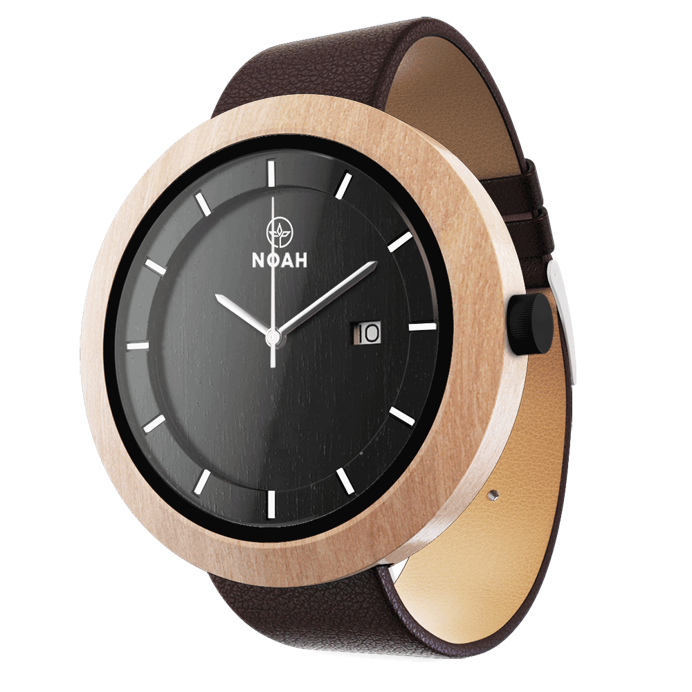 Clean, ceas NOAH din lemn (imaginea 2)