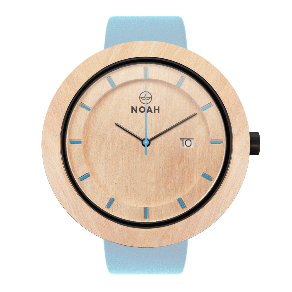 Explorer Blue, ceas NOAH din lemn