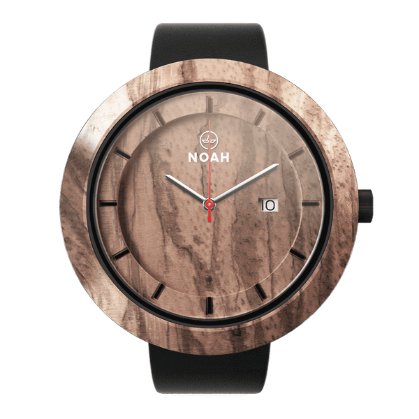 Zebra, ceas NOAH din lemn