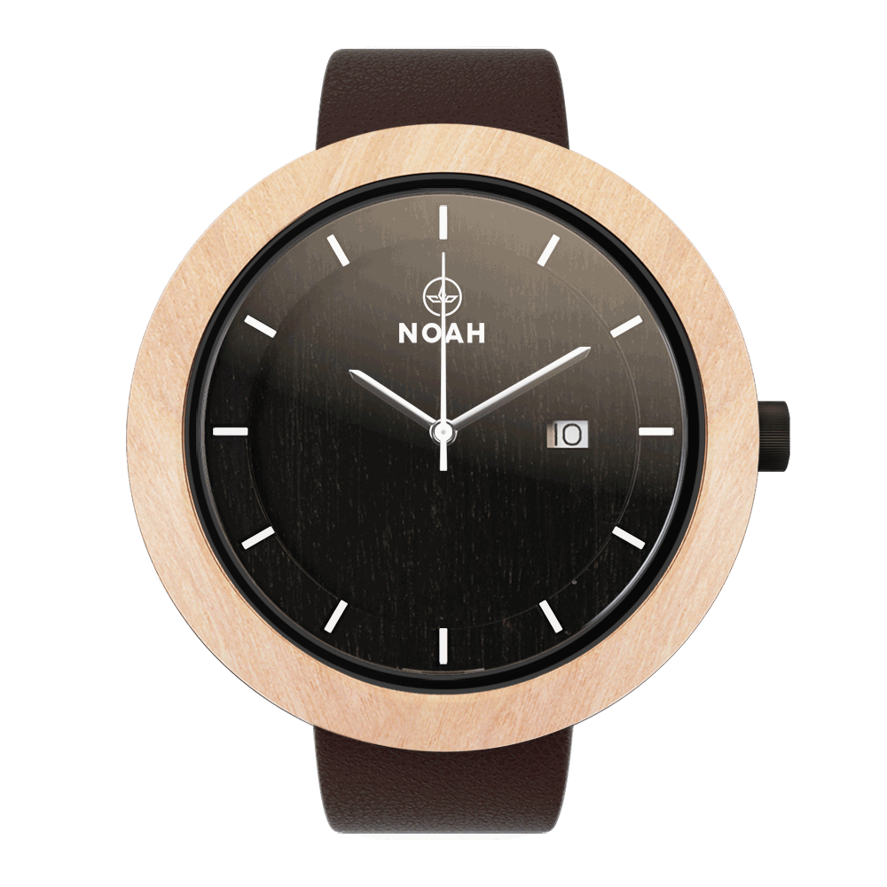 Clean, ceas NOAH din lemn