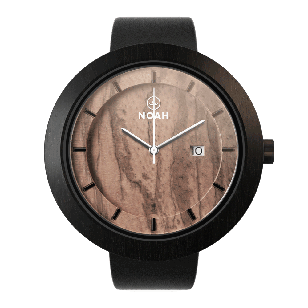 Black Zebra, ceas NOAH din lemn