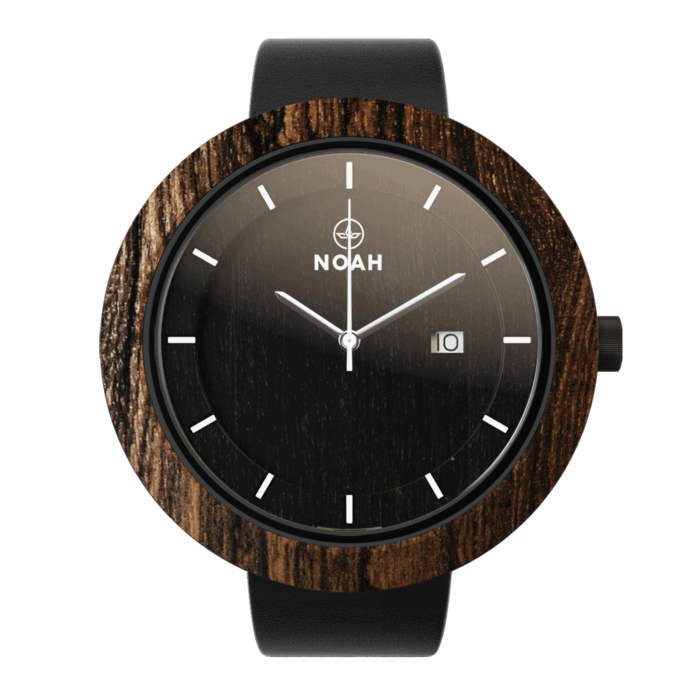 Elegant, ceas NOAH din lemn
