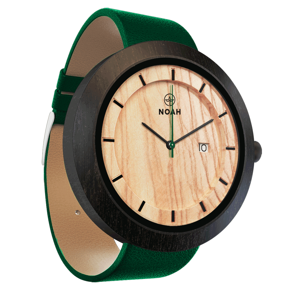 M Green Olive, ceas NOAH din lemn (imaginea 7)