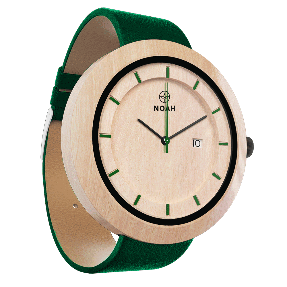Explorer Green, ceas NOAH din lemn (imaginea 3)