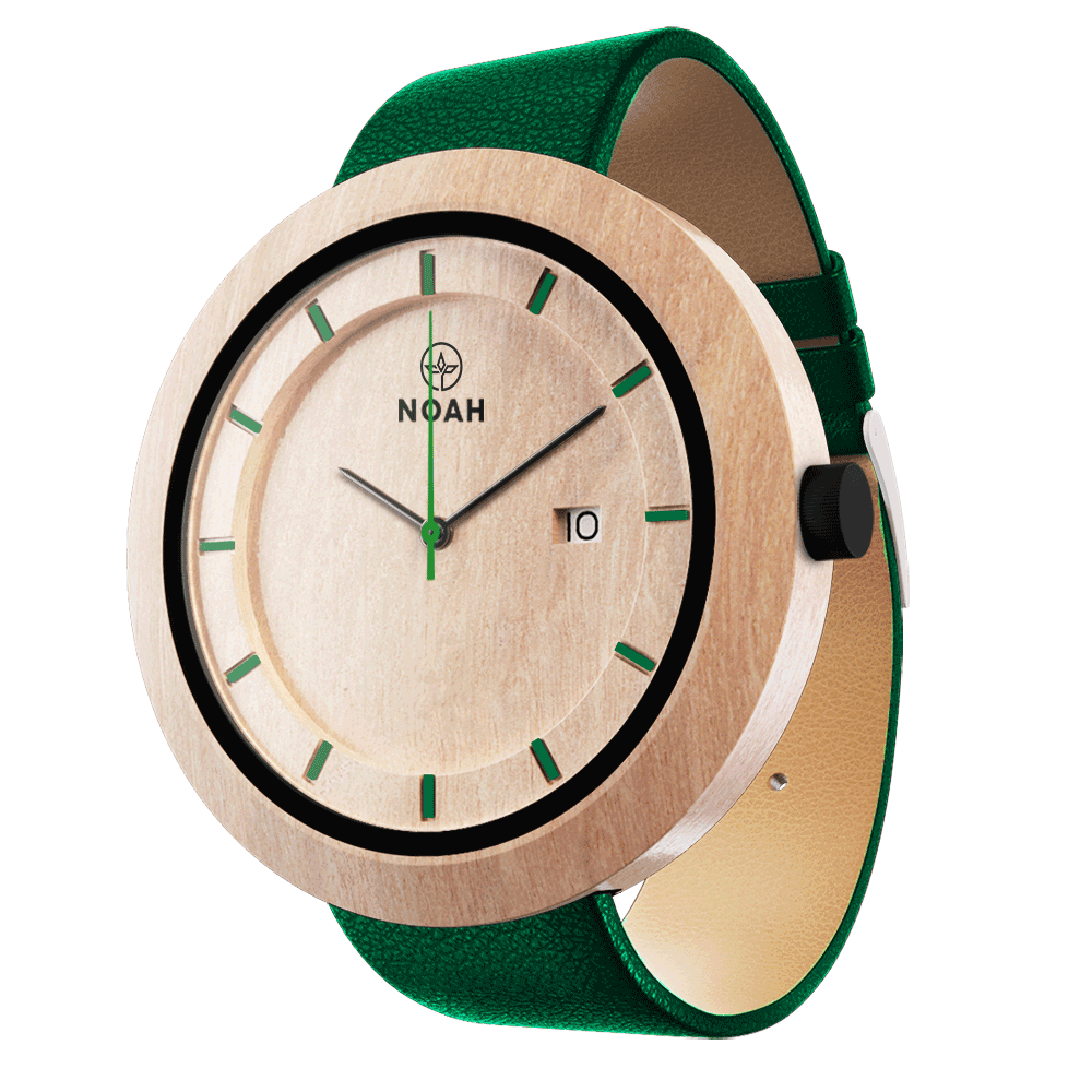 Explorer Green, ceas NOAH din lemn (imaginea 2)