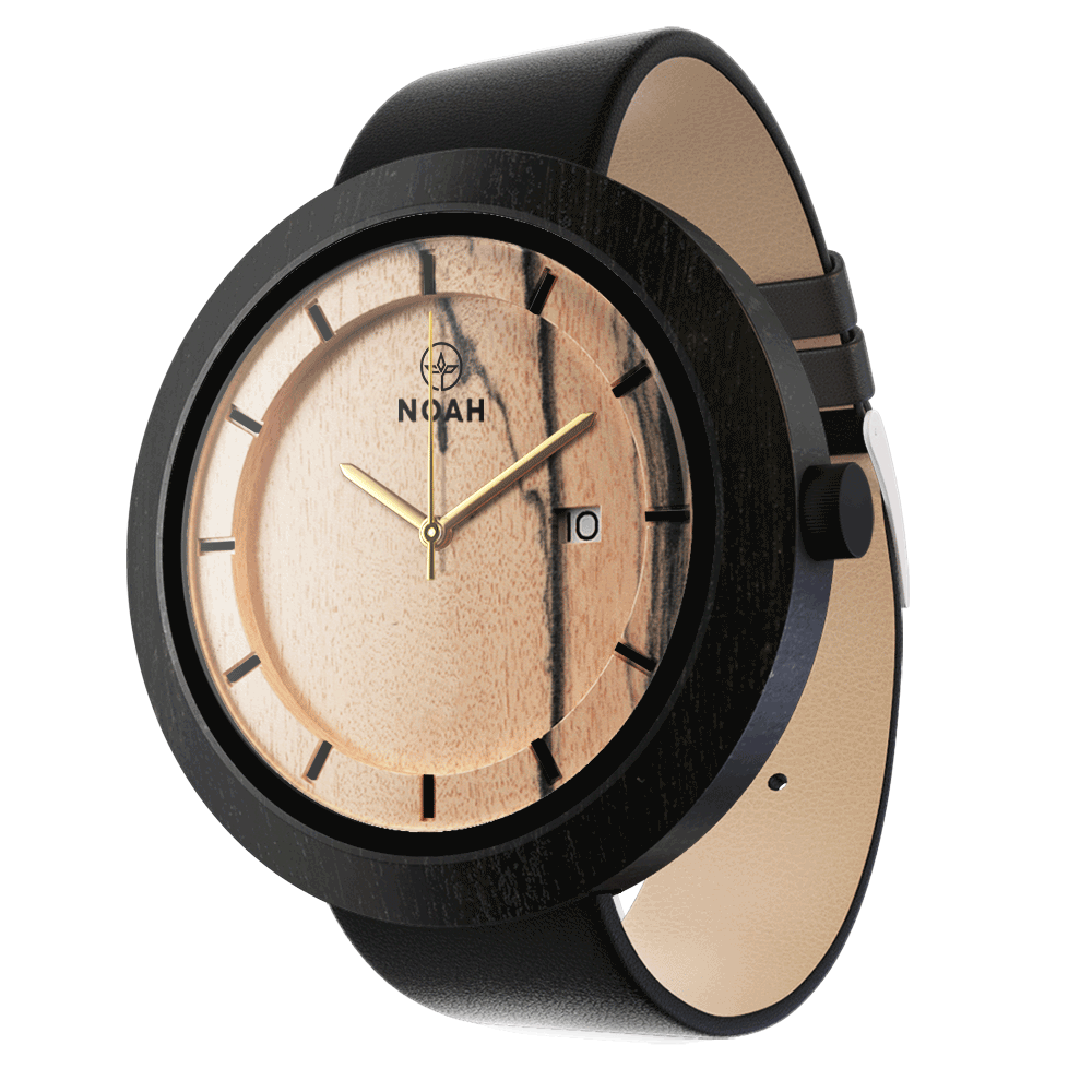M Royal Black, ceas NOAH din lemn (imaginea 6)