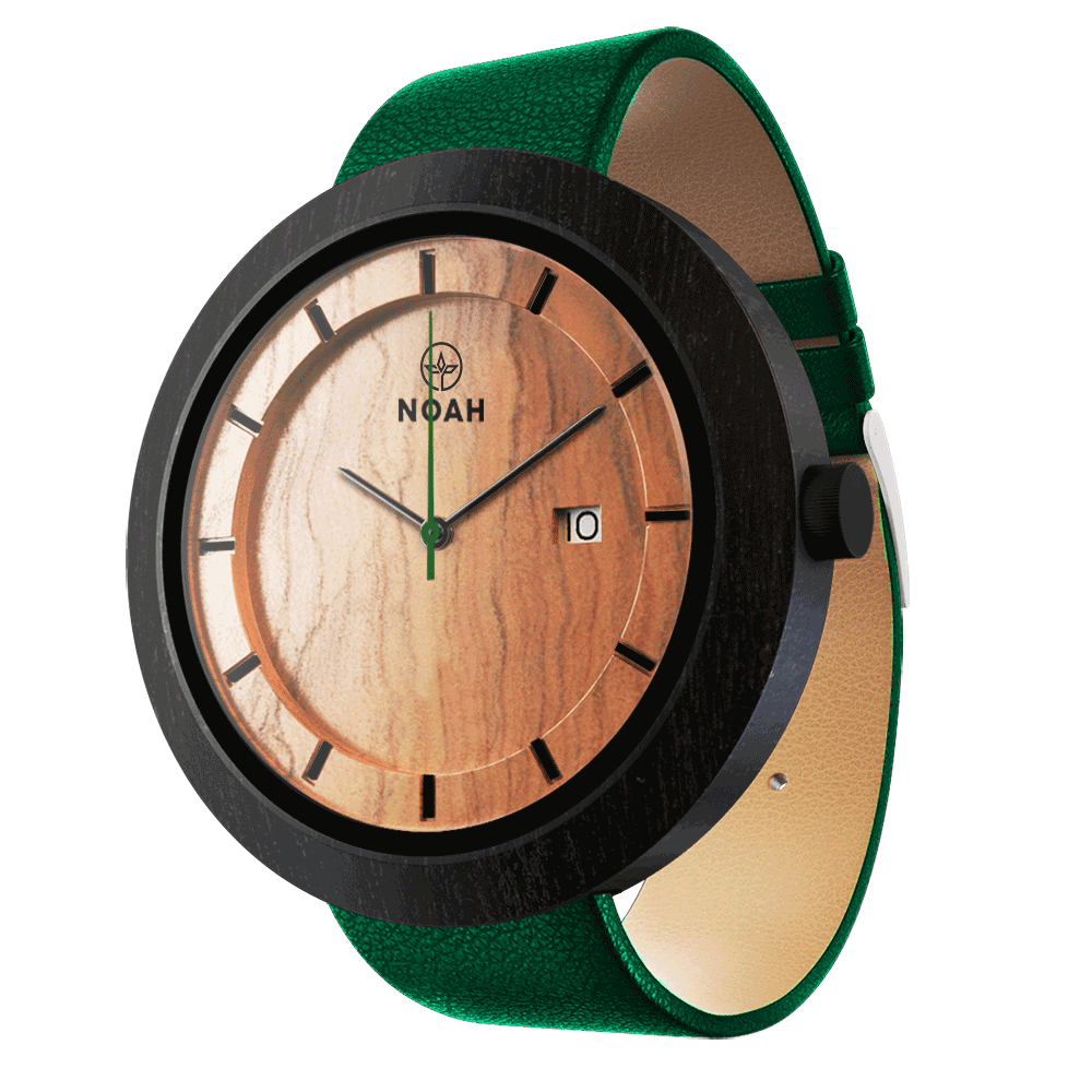 M Green Olive, ceas NOAH din lemn (imaginea 6)