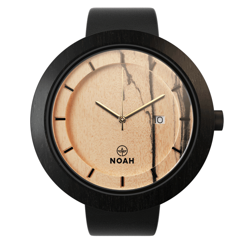 M Royal Black, ceas NOAH din lemn