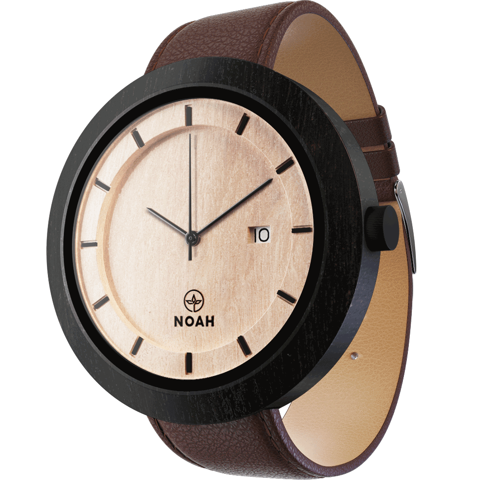 M Classic, ceas NOAH din lemn (imaginea 2)