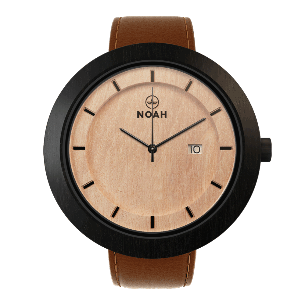 Classic, ceas NOAH din lemn