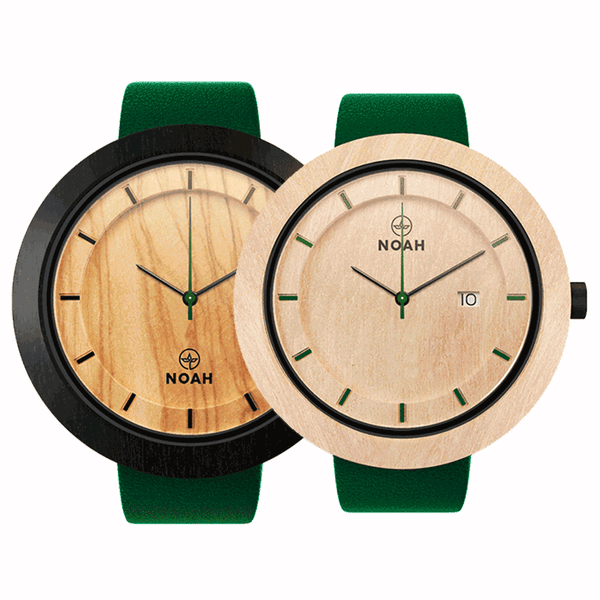 Family-Green, ceas NOAH din lemn