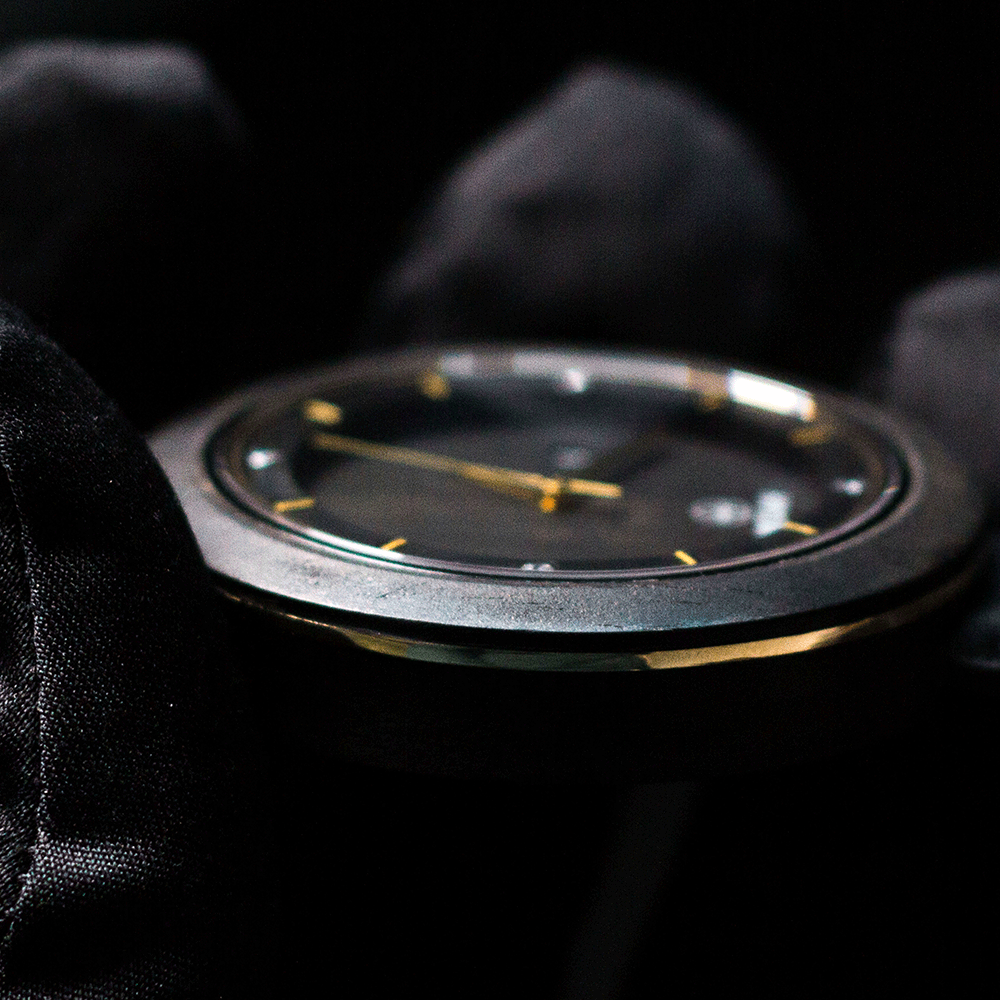 Ebony Gold Diamonds, ceas NOAH din lemn (imaginea 3)
