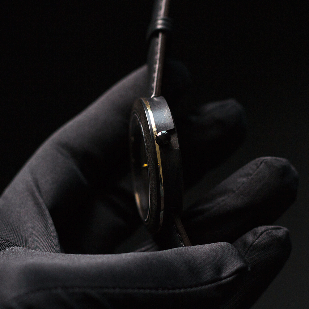 Ebony Gold Diamonds, ceas NOAH din lemn (imaginea 6)